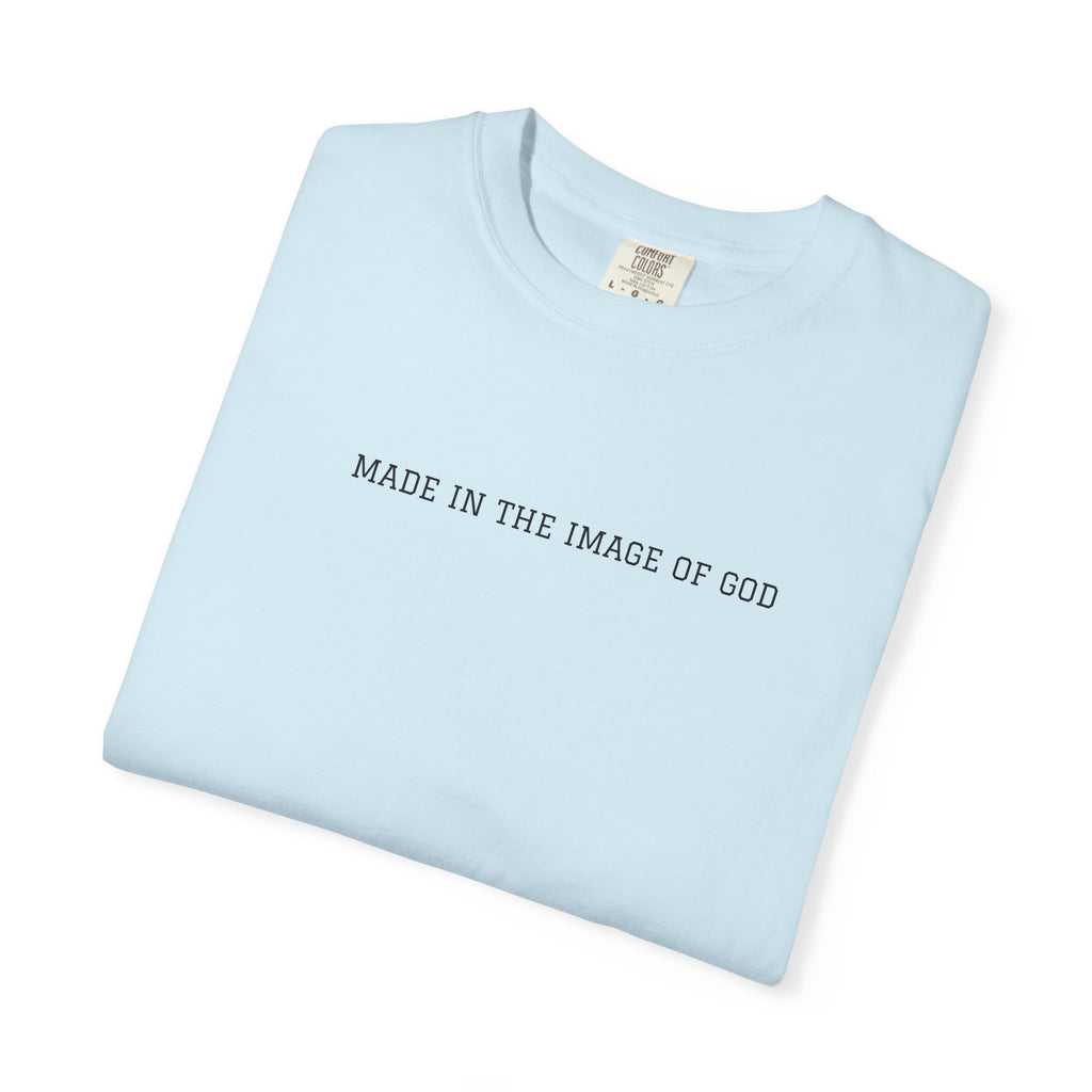 Made in the Image of God T-Shirt — Faith-Based Minimalist Christian Tee