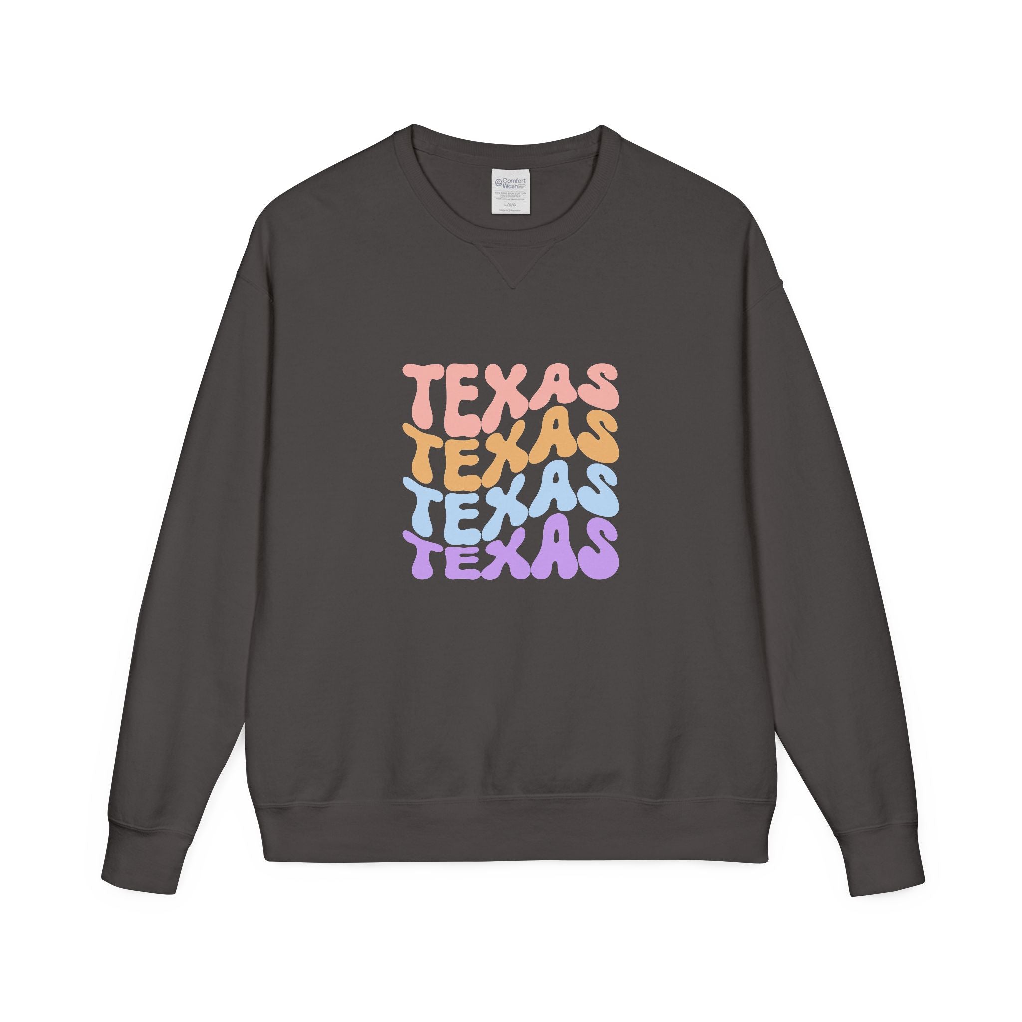 Texas Retro Stack Crewneck Sweatshirt