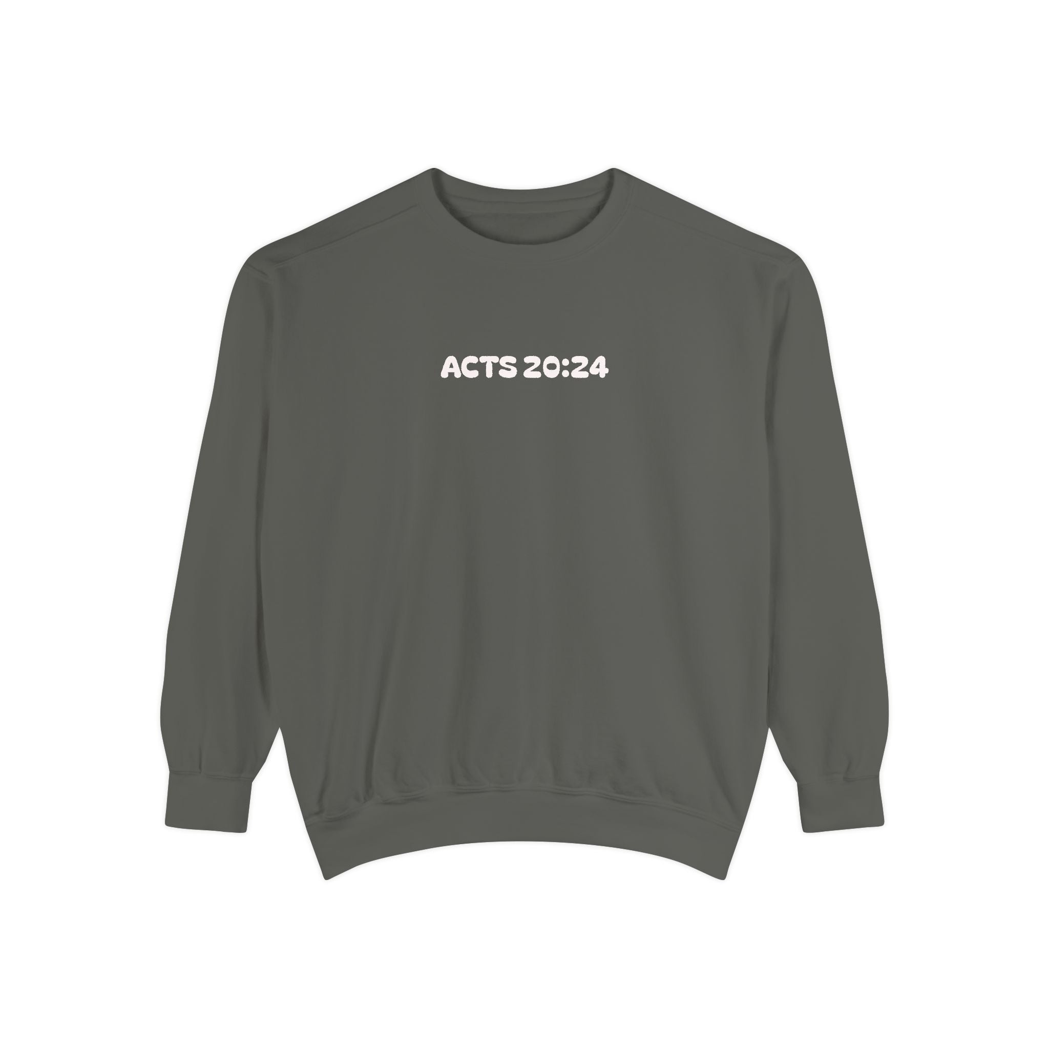 Acts 20:24 Inspirational Crewneck — Live for What Matters