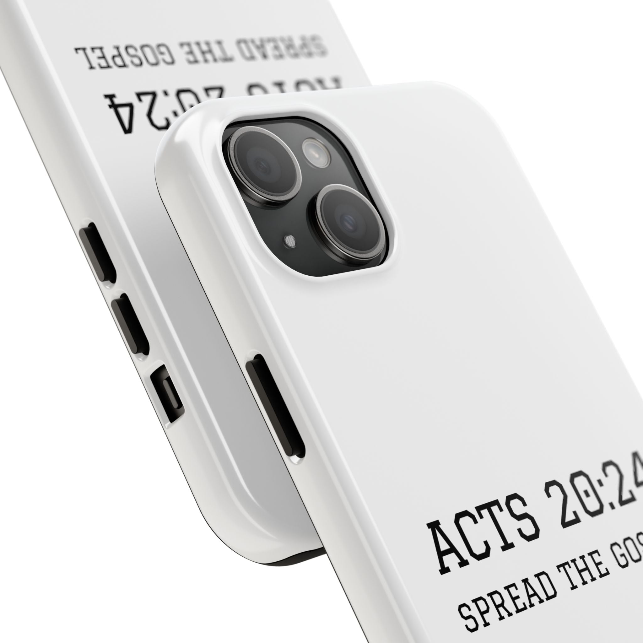 Acts 20:24 'Spread the Gospel' Tough Phone Case — Christian Scripture Protective Case