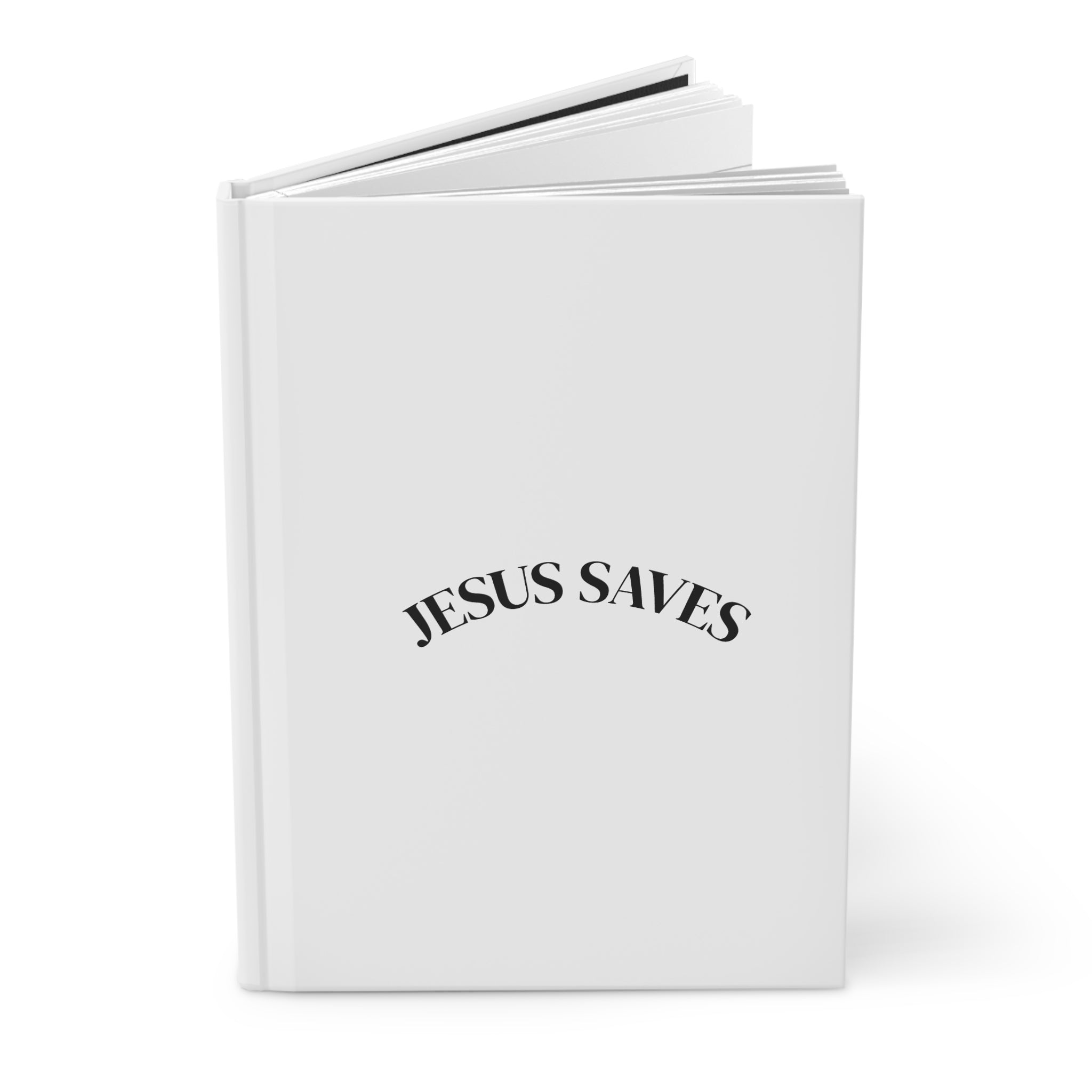 Jesus Saves Hardcover Journal — Matte Inspirational Faith Notebook
