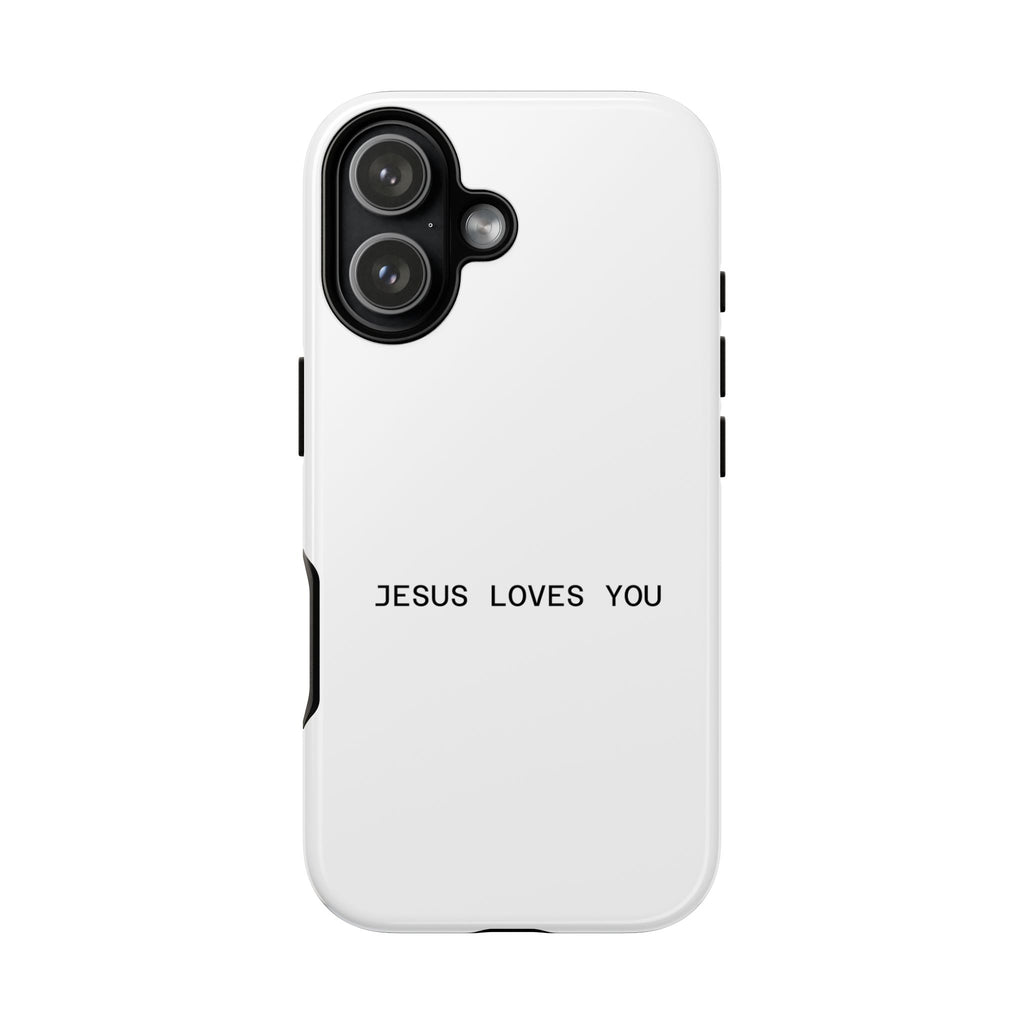 Jesus Loves You Tough Phone Case