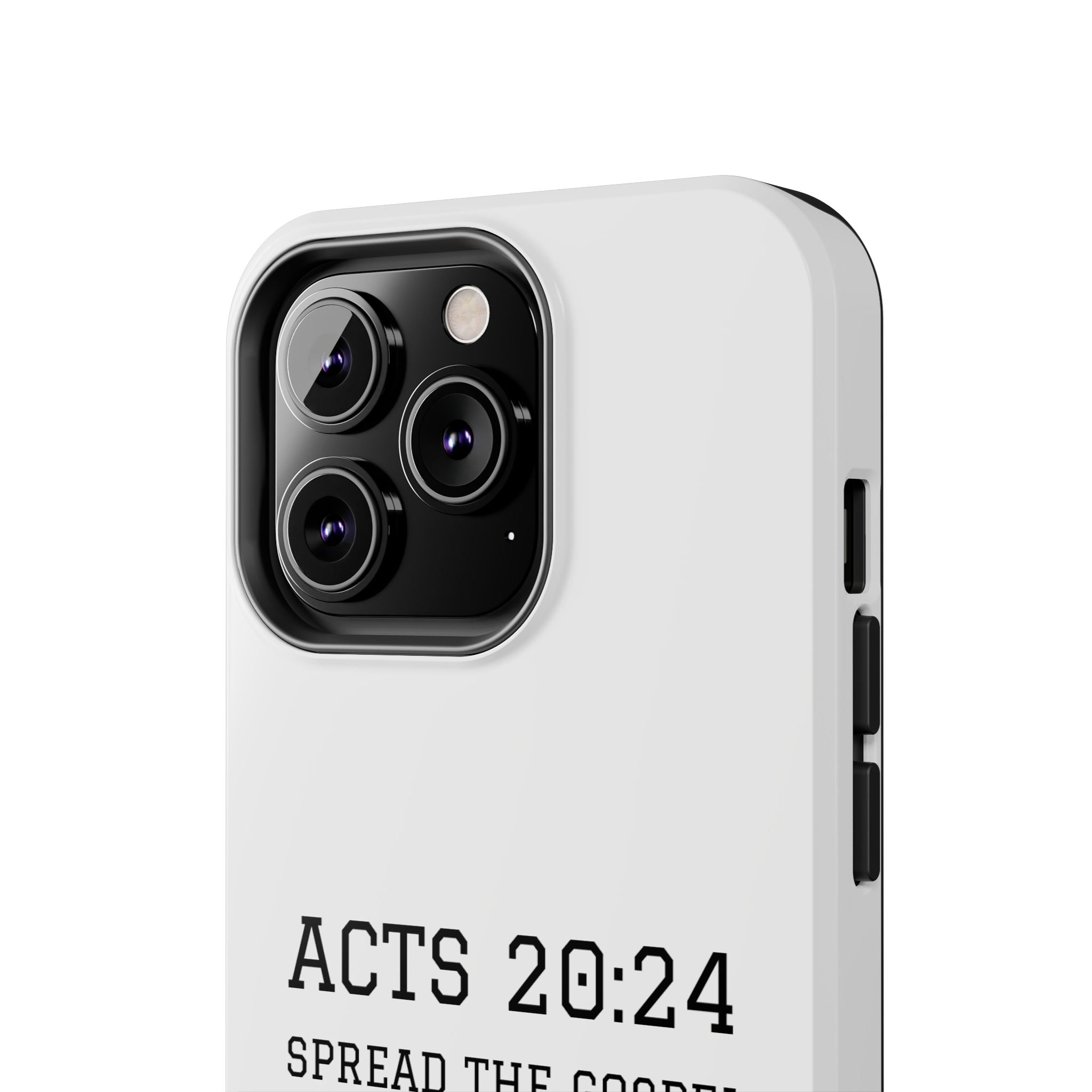 Acts 20:24 'Spread the Gospel' Tough Phone Case — Christian Scripture Protective Case