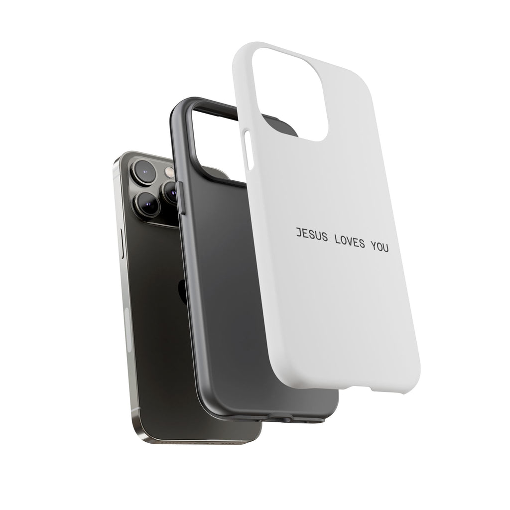 Jesus Loves You Tough Phone Case