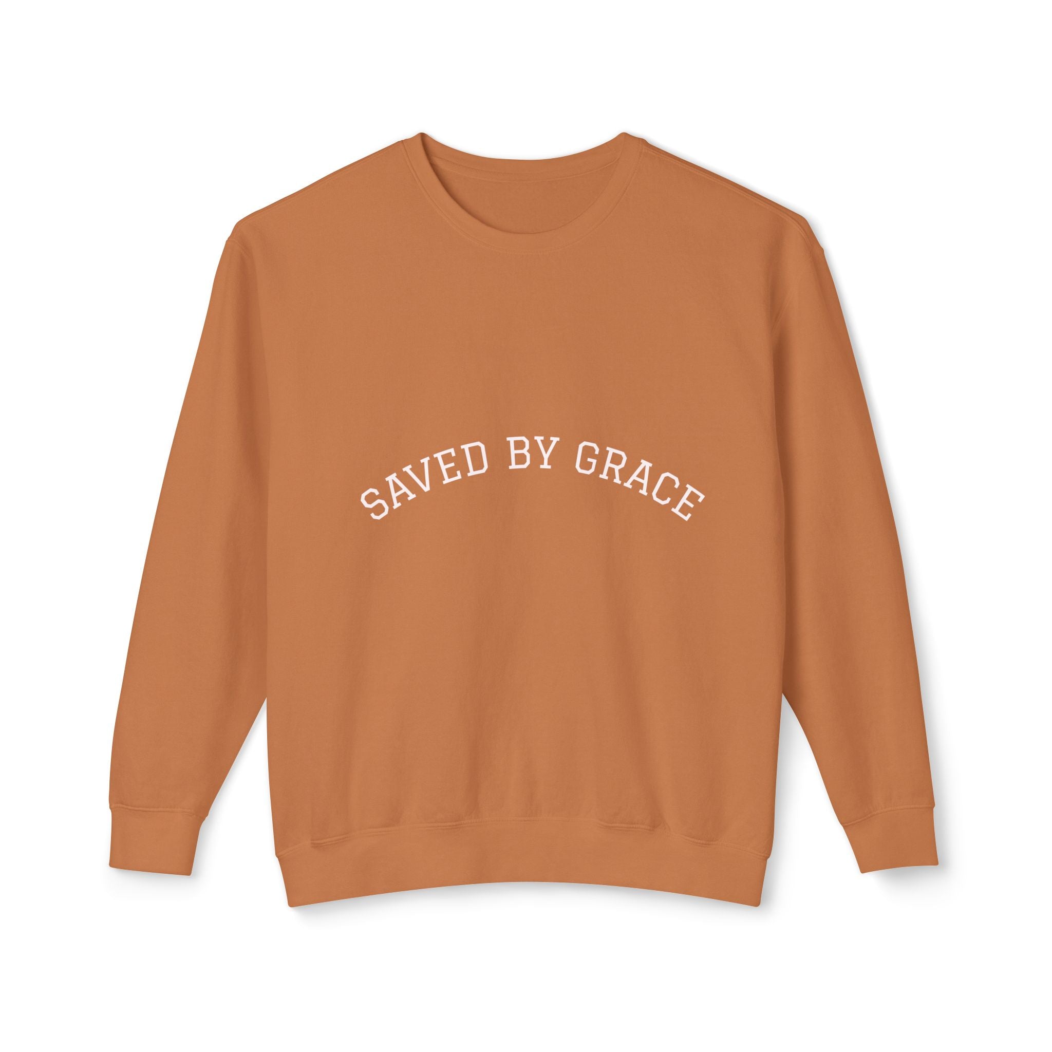 Saved by Grace Sweatshirt Christian Faith Crewneck