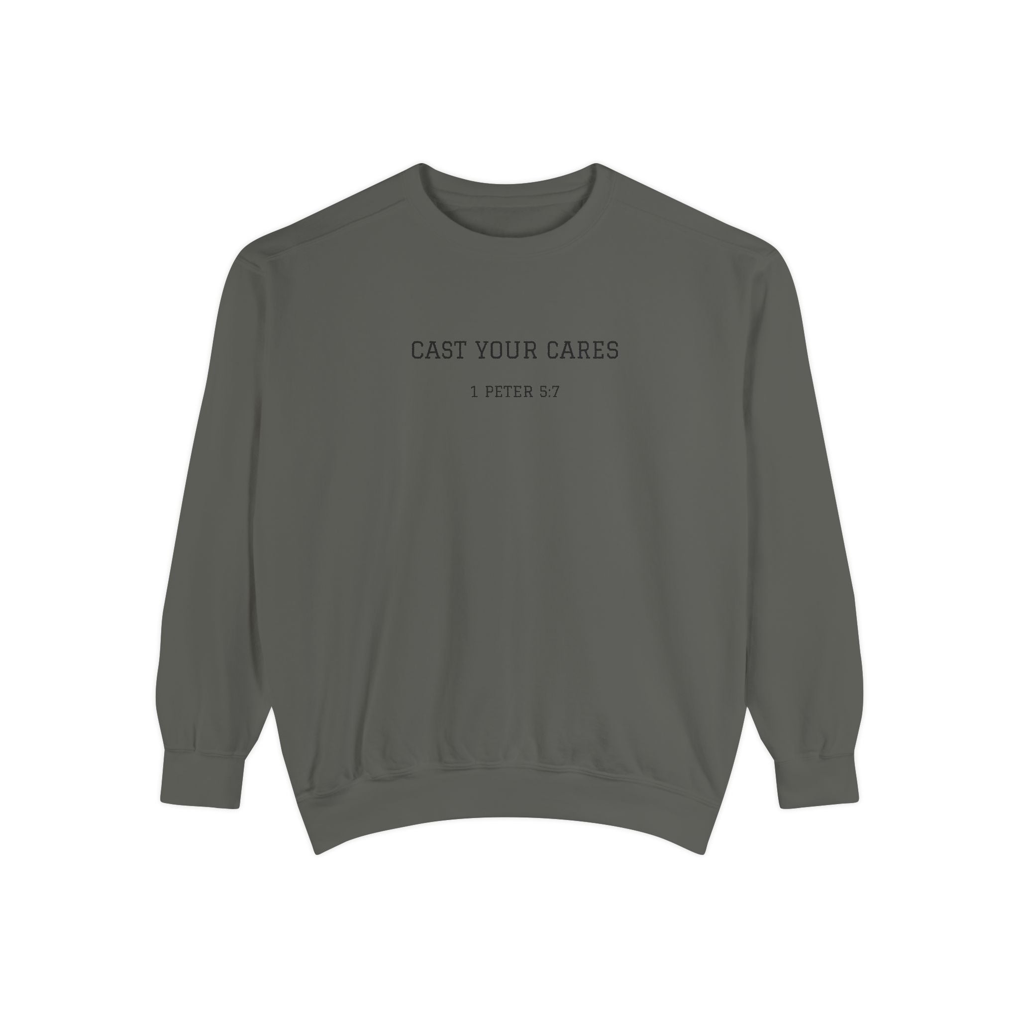 Cast Your Cares Sweatshirt — Comfort with Encouragement ]
