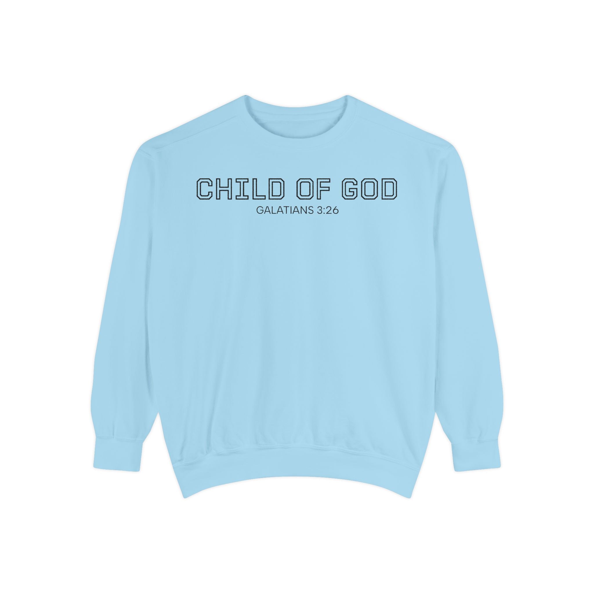 Child of God Men's Sweatshirt Christian Faith Graphic Crewneck