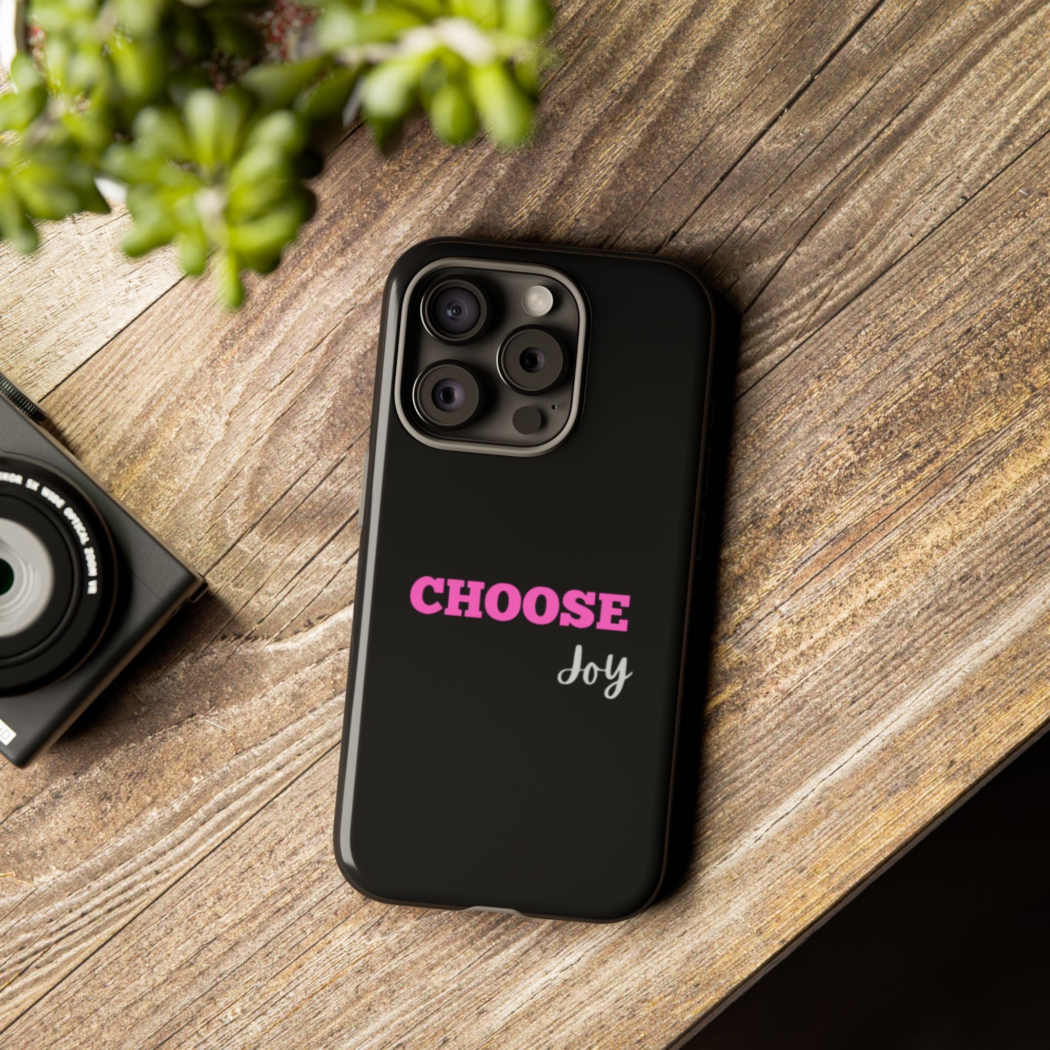 Choose Joy phone case | inspirational text iPhone case