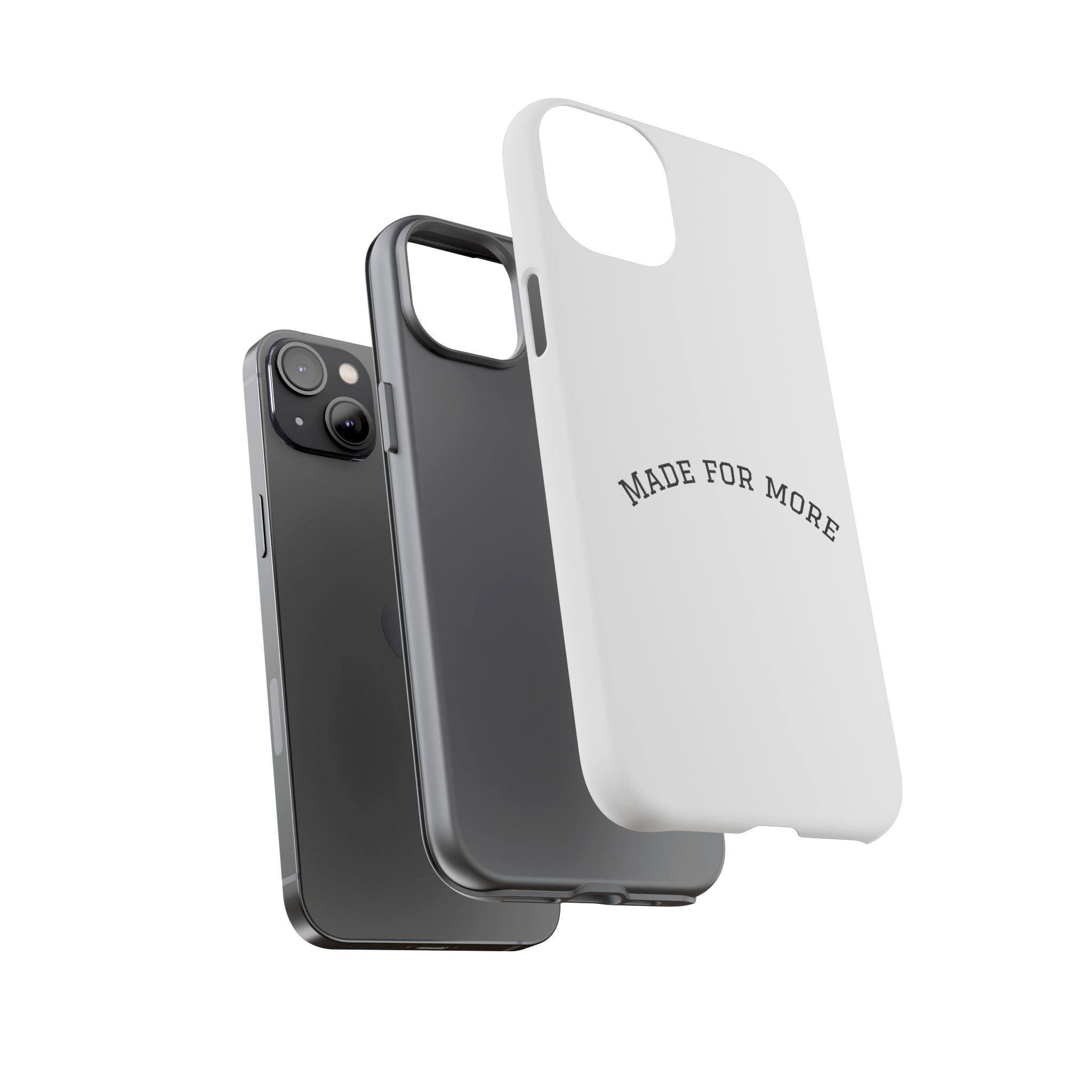 Made For More Tough Phone Case — Minimal Motivational Protective Cover