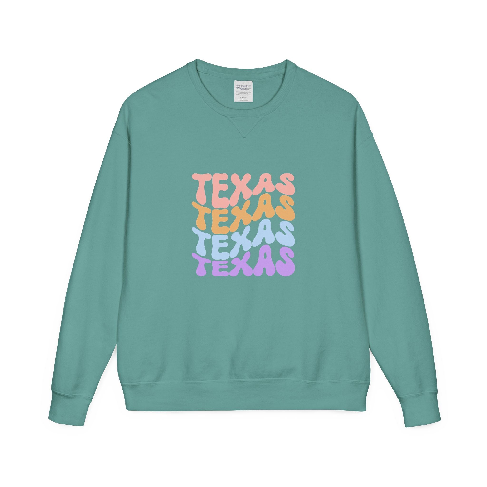 Texas Retro Stack Crewneck Sweatshirt
