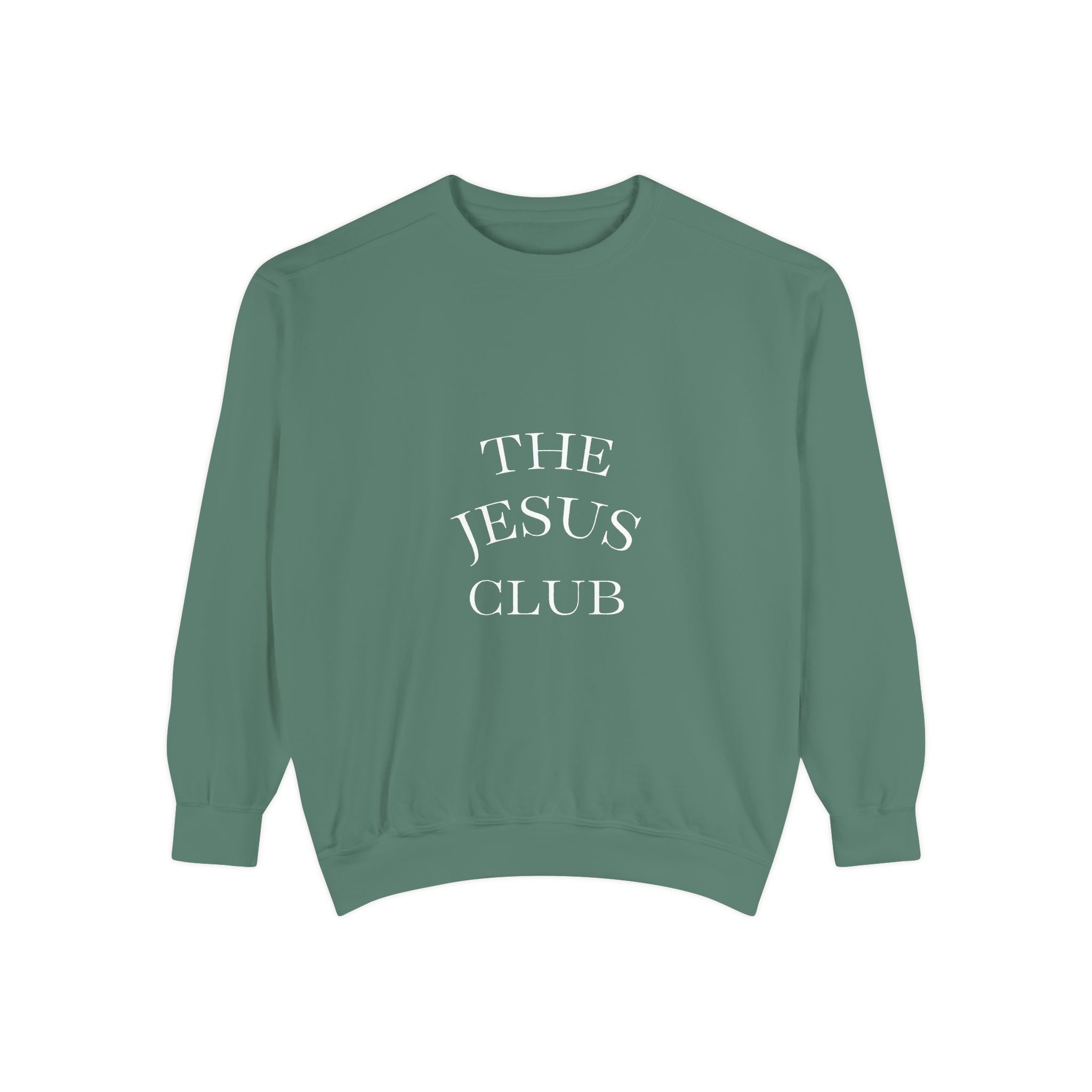 The Jesus Club Sweatshirt  Christian Faith Graphic Crewneck