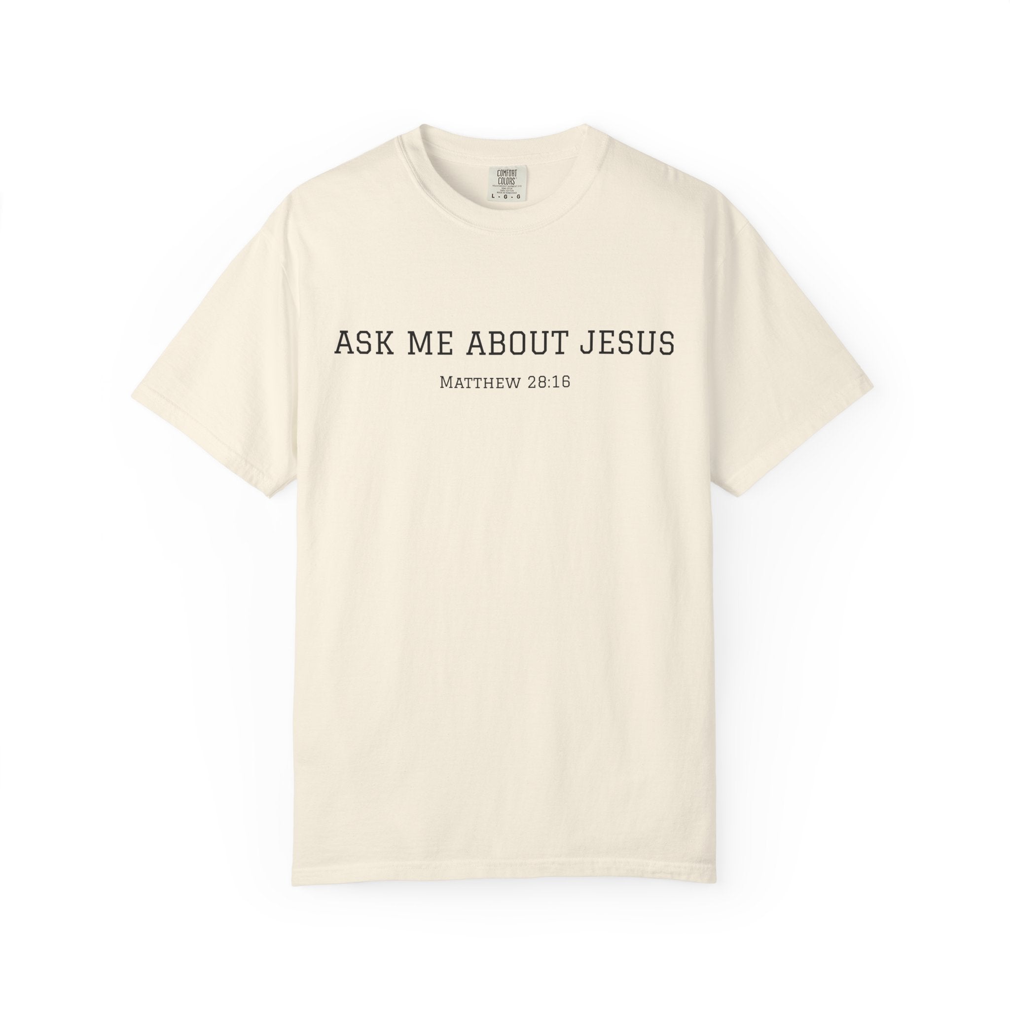 Ask Me About Jesus T-Shirt — Christian Faith Tee