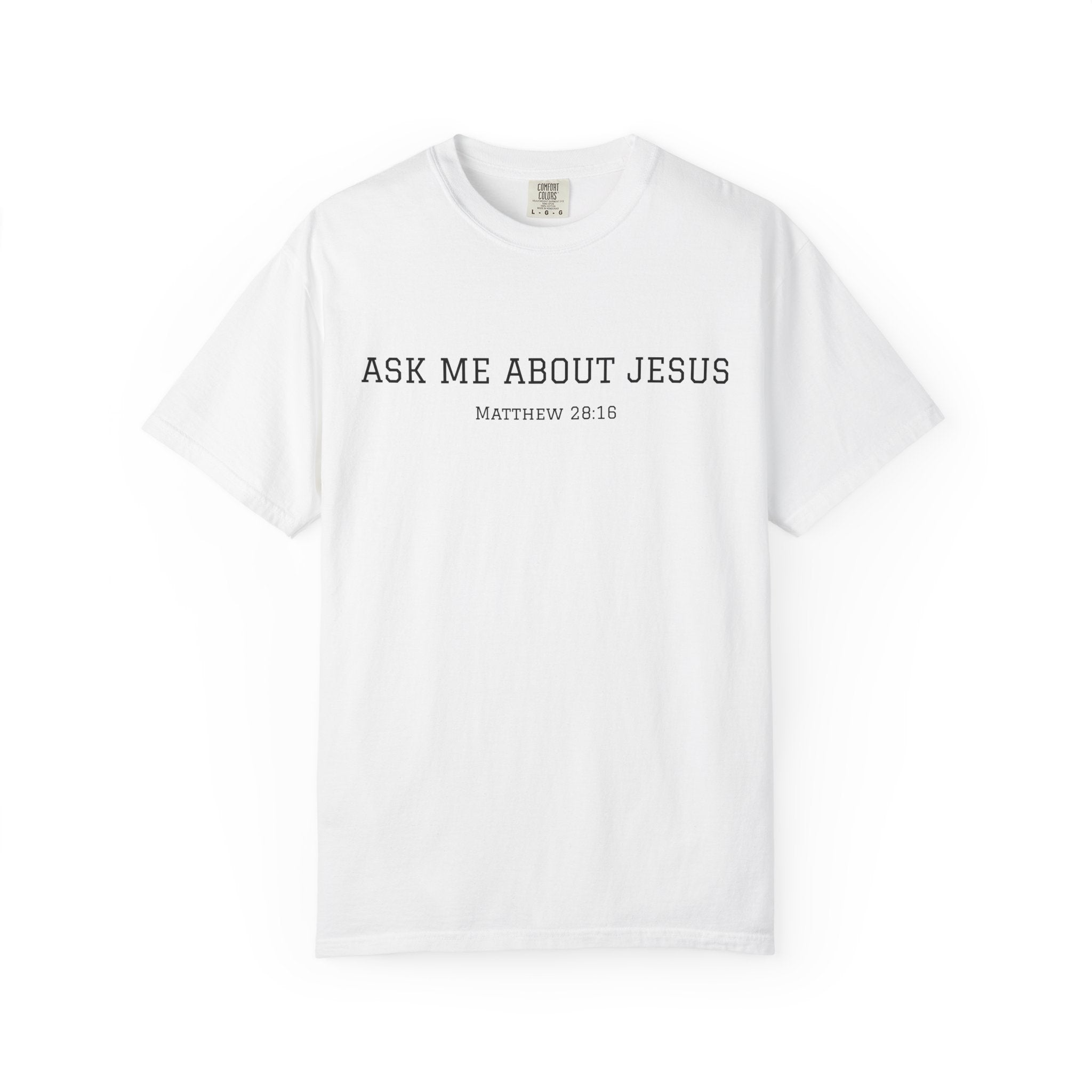 Ask Me About Jesus T-Shirt — Christian Faith Tee