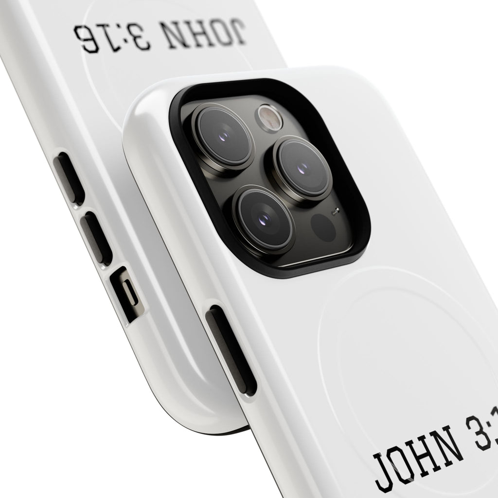 John 3:16 Tough Magnetic Phone Case Slim Protective Christian iPhone Cover