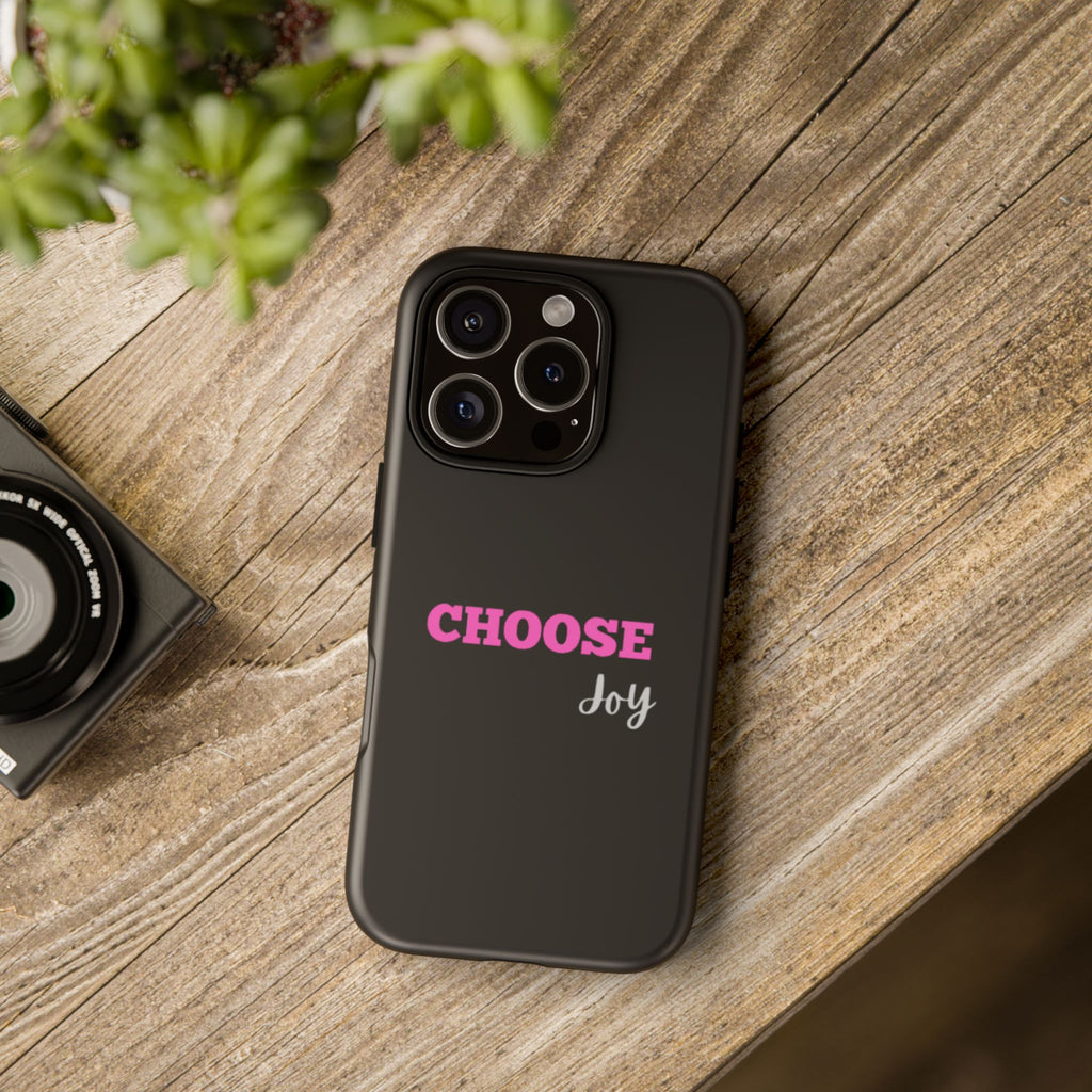 Choose Joy phone case | inspirational text iPhone case