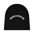 Baby Beanie  "Jesus Loves Me" Infant Knit Hat