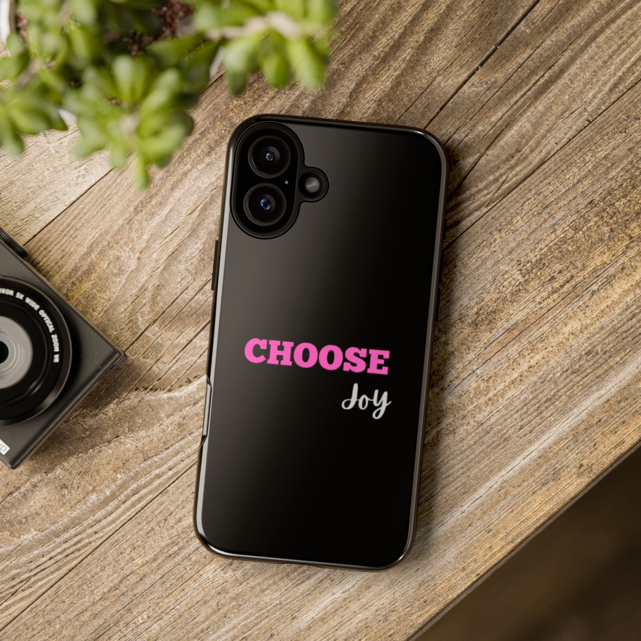 Choose Joy phone case | inspirational text iPhone case