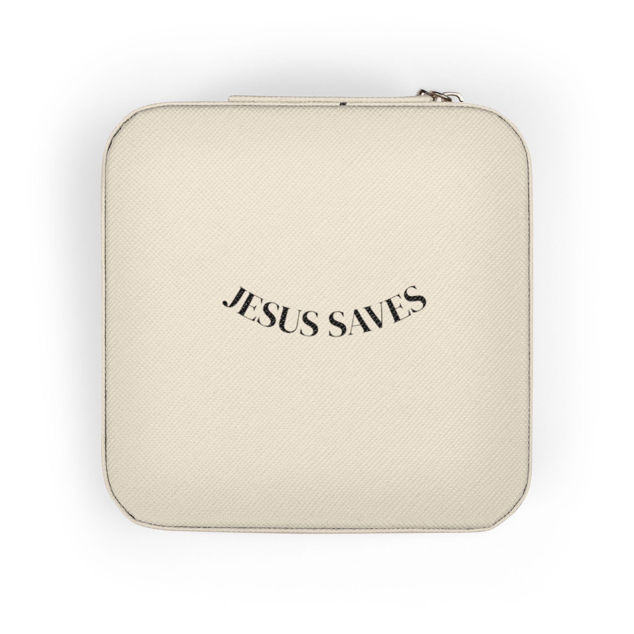 Compact Jewelry Travel Case — Portable Organizer with Ring Rolls & Compartments