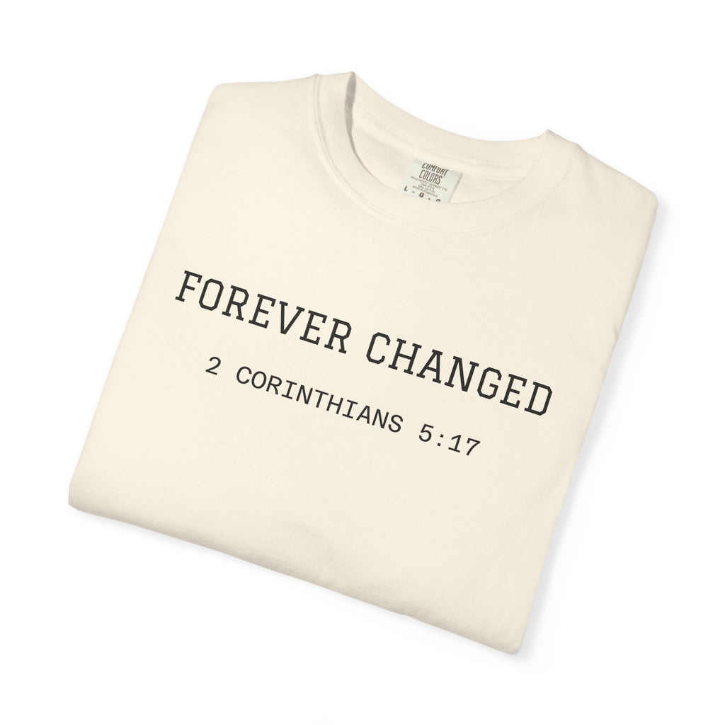 Forever Changed Men's T-Shirt — Minimalist Inspirational Graphic Tee