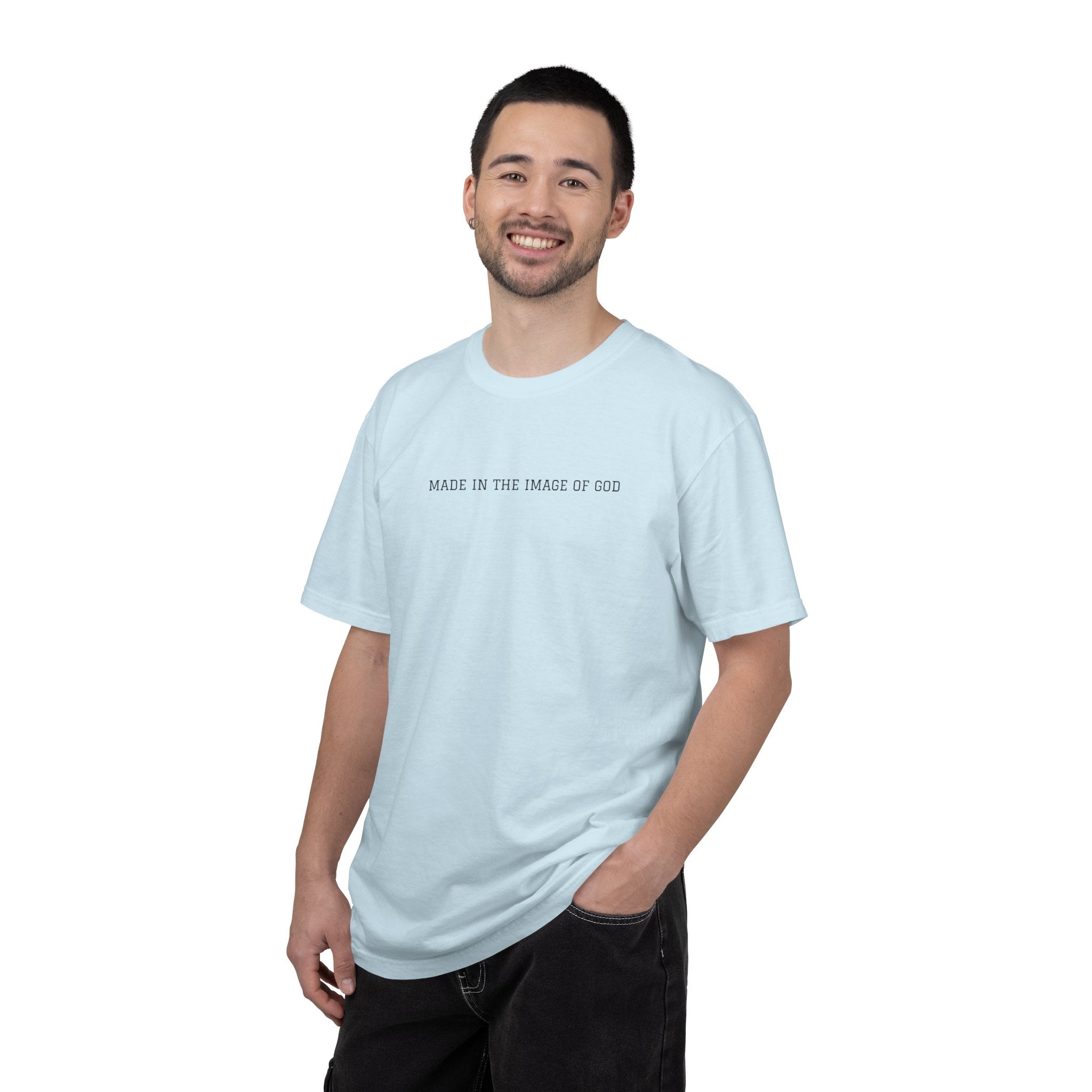 Made in the Image of God T-Shirt — Faith-Based Minimalist Christian Tee