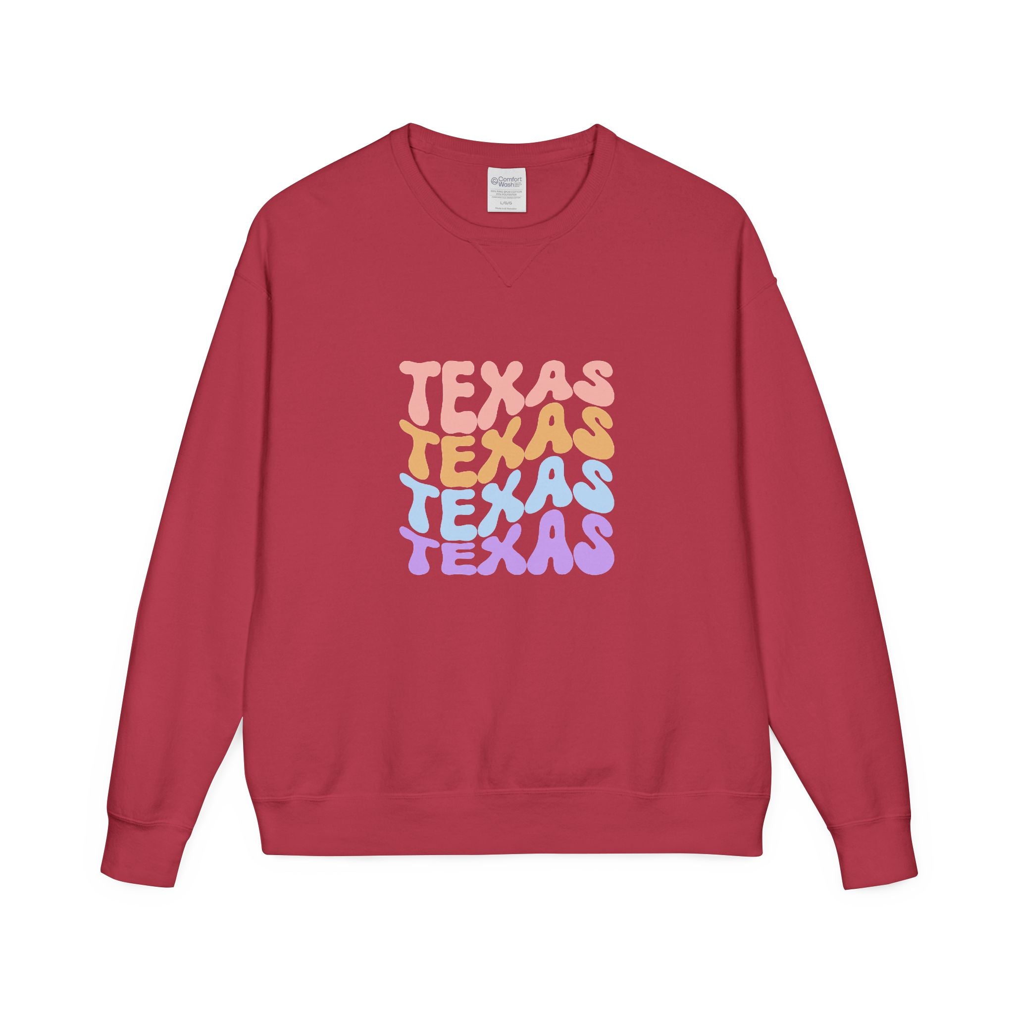 Texas Retro Stack Crewneck Sweatshirt