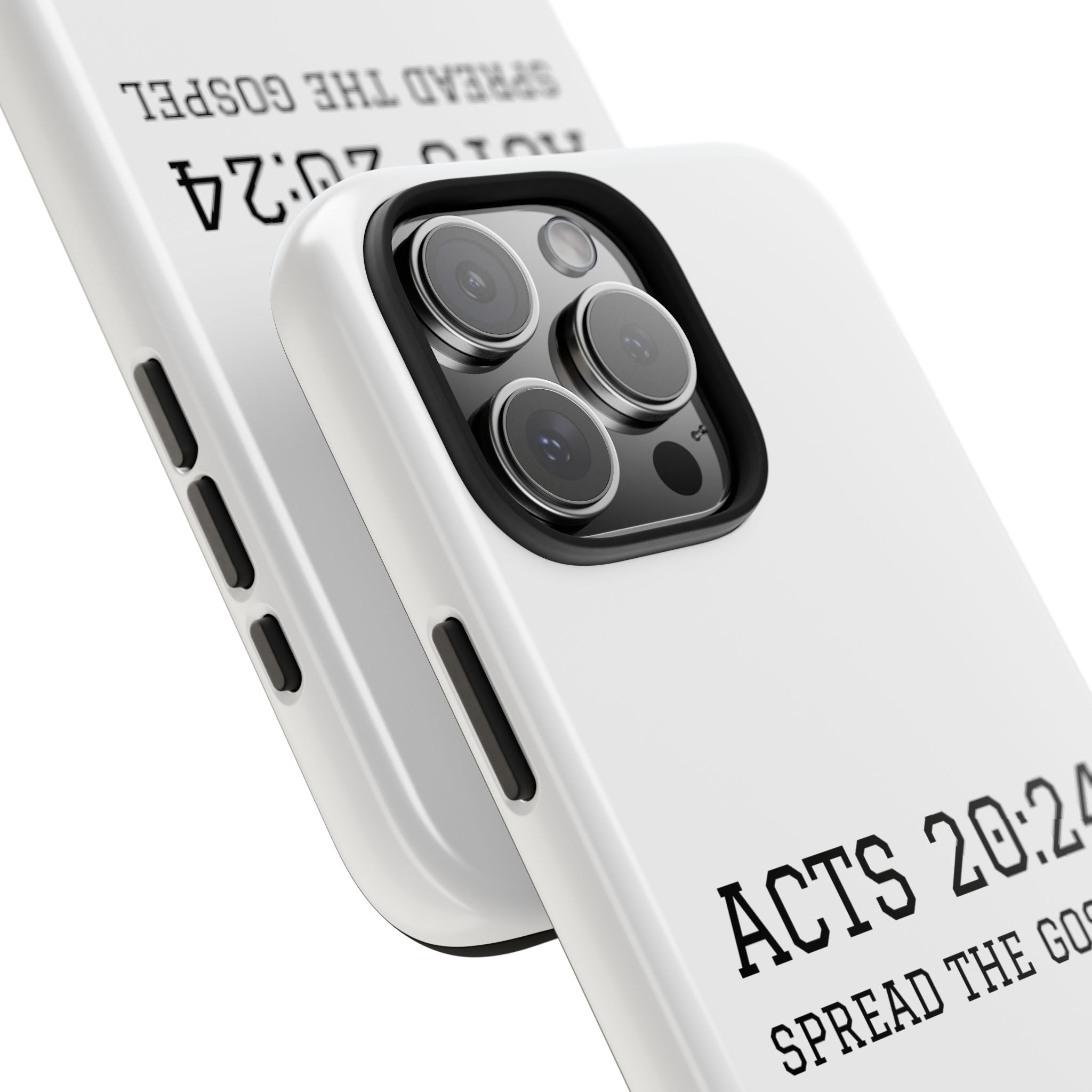 Acts 20:24 'Spread the Gospel' Tough Phone Case — Christian Scripture Protective Case