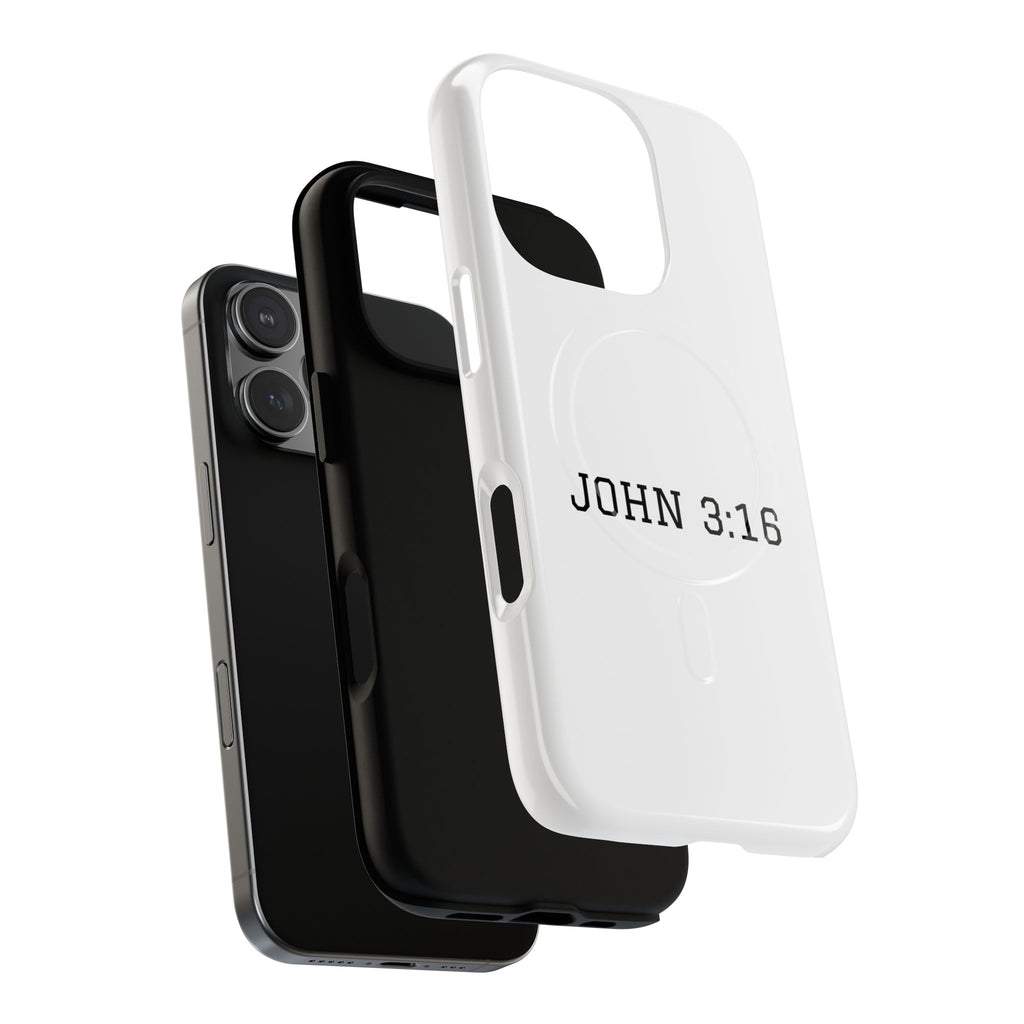 John 3:16 Tough Magnetic Phone Case Slim Protective Christian iPhone Cover