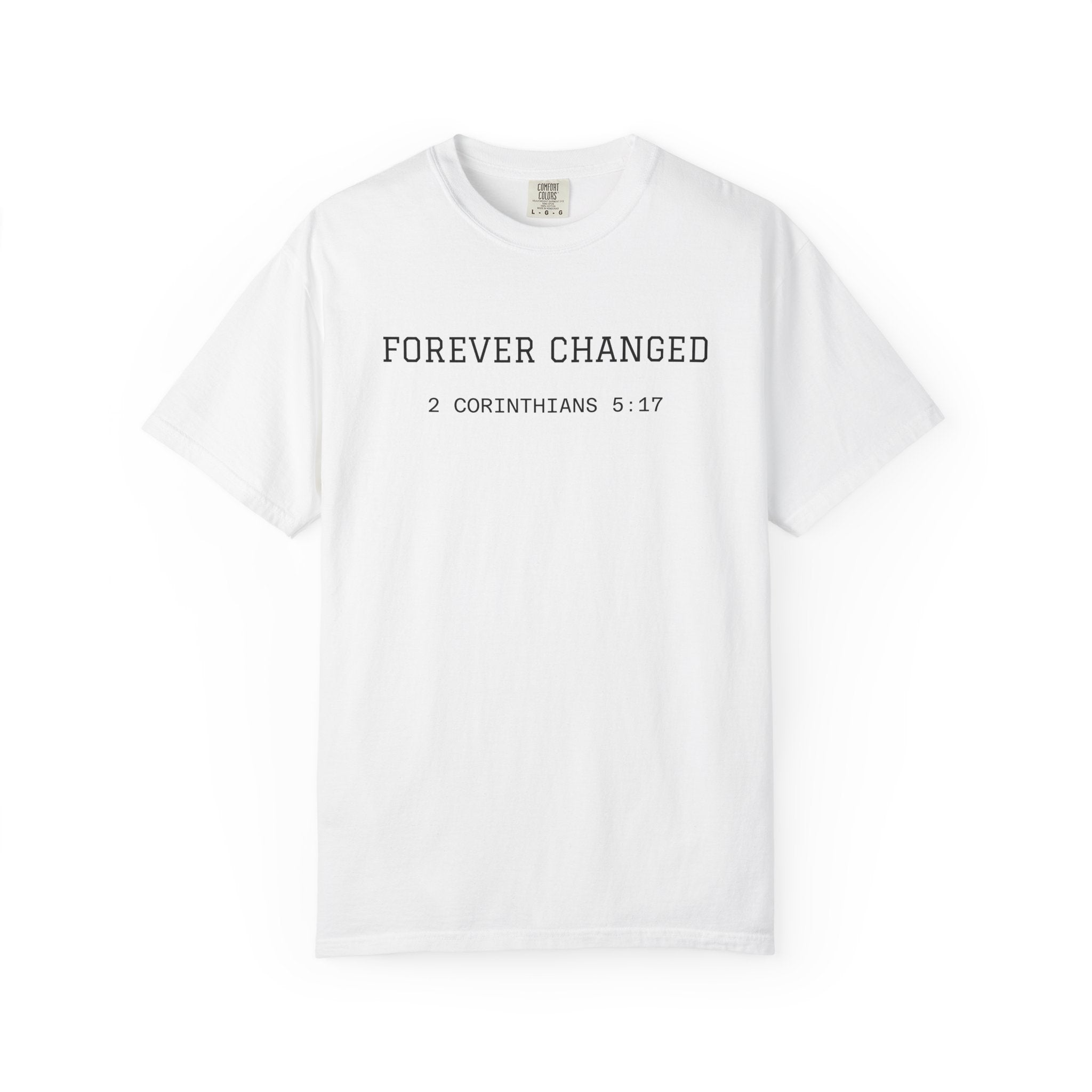 Forever Changed Men's T-Shirt — Minimalist Inspirational Graphic Tee