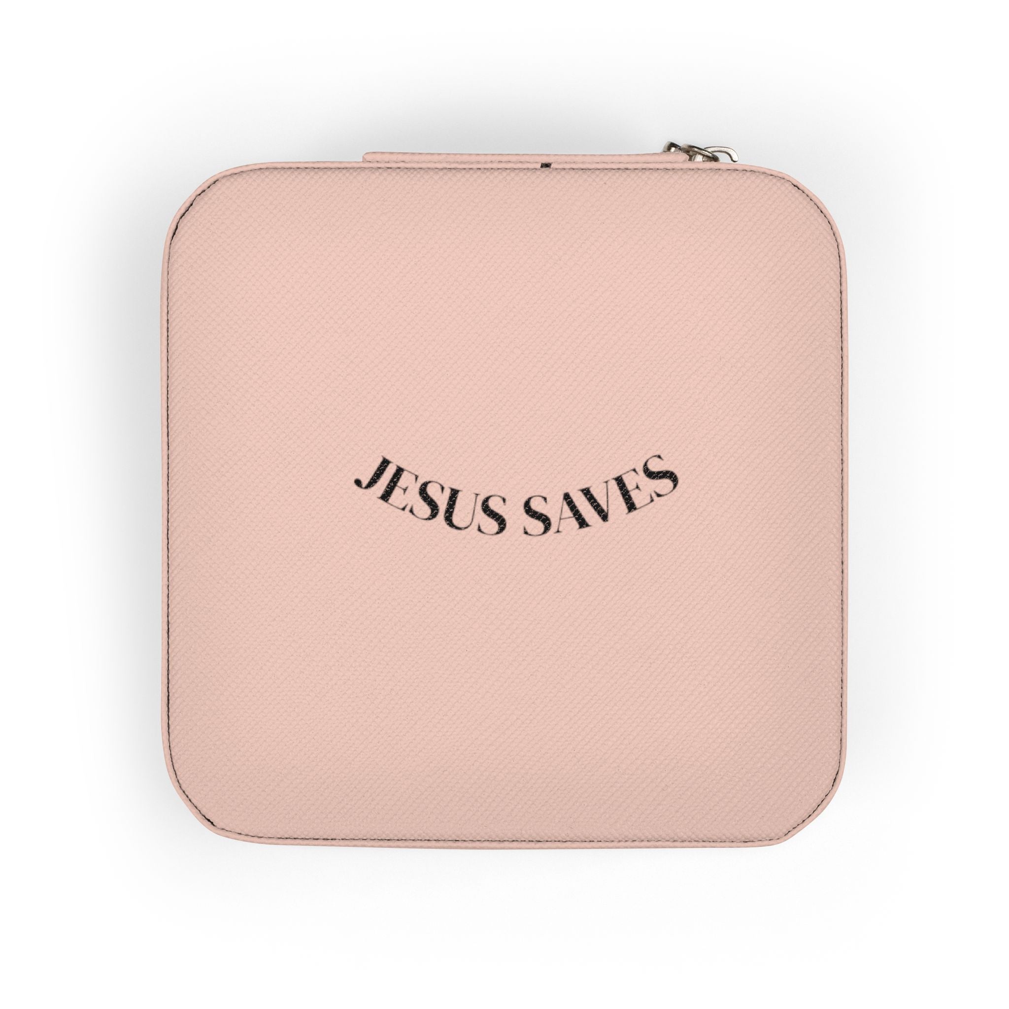 Compact Jewelry Travel Case — Portable Organizer with Ring Rolls & Compartments