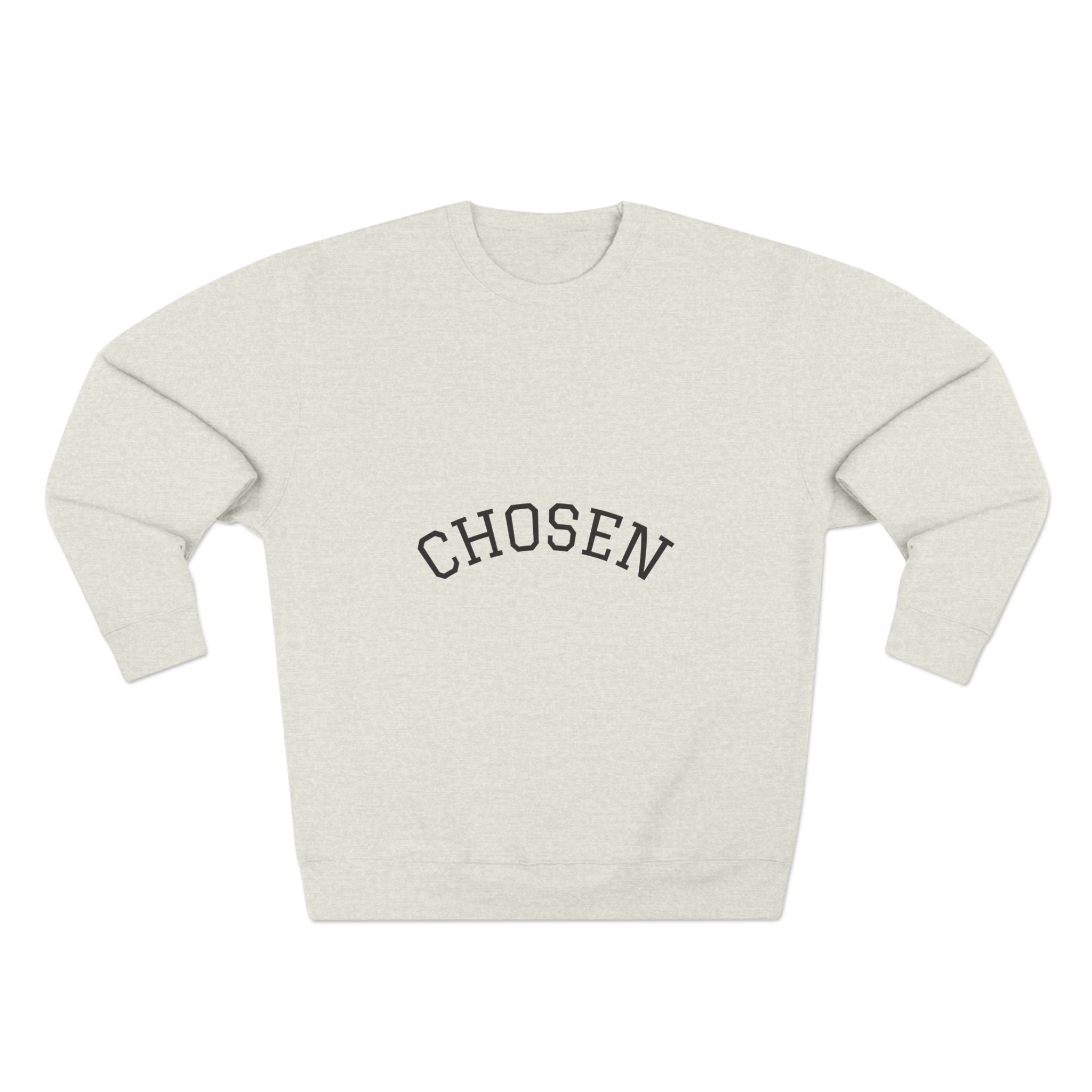 Chosen Crewneck Sweatshirt — Minimal Arch Logo Pullover