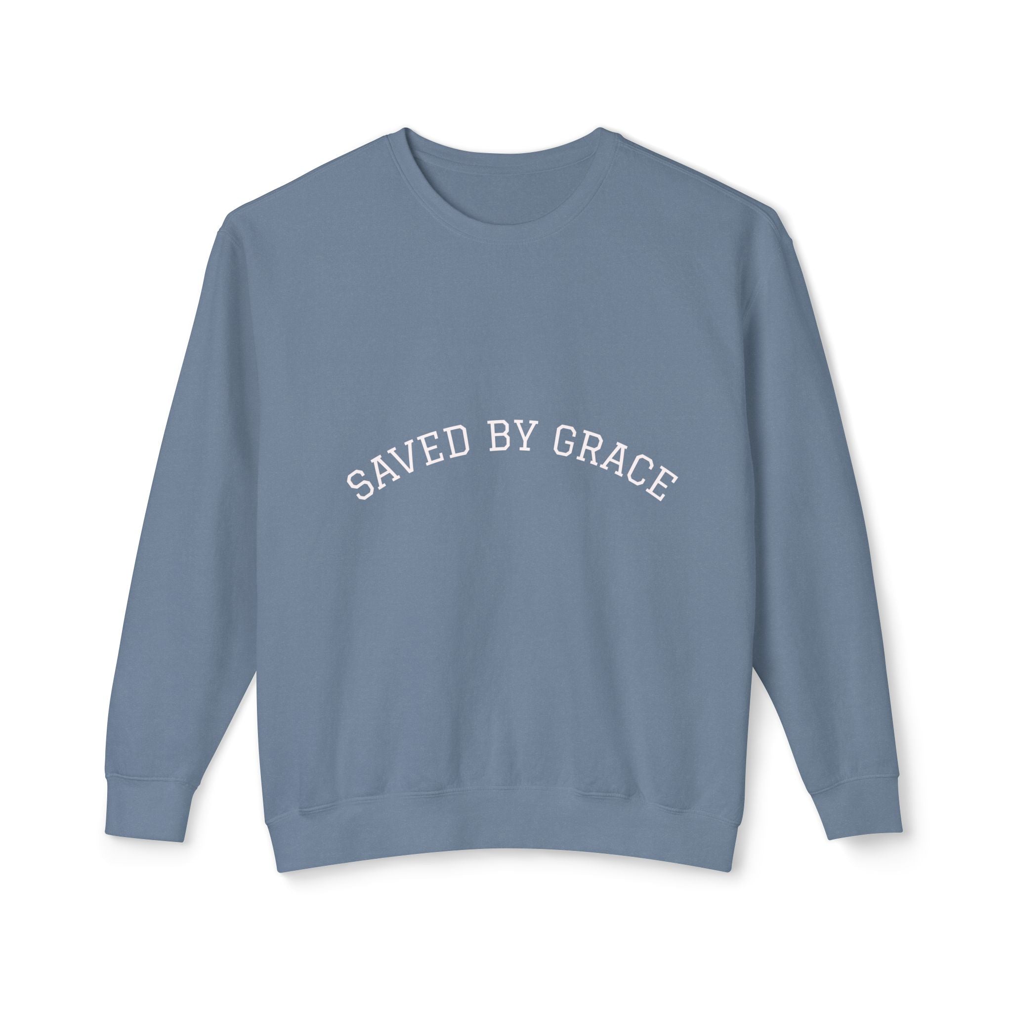 Saved by Grace Sweatshirt Christian Faith Crewneck