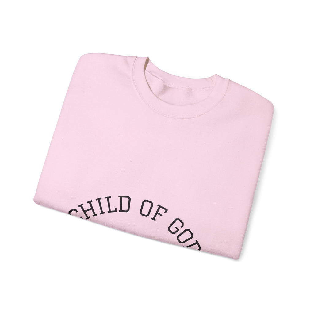 Child of God Crewneck Sweatshirt — Minimal Faith Graphic Pullover