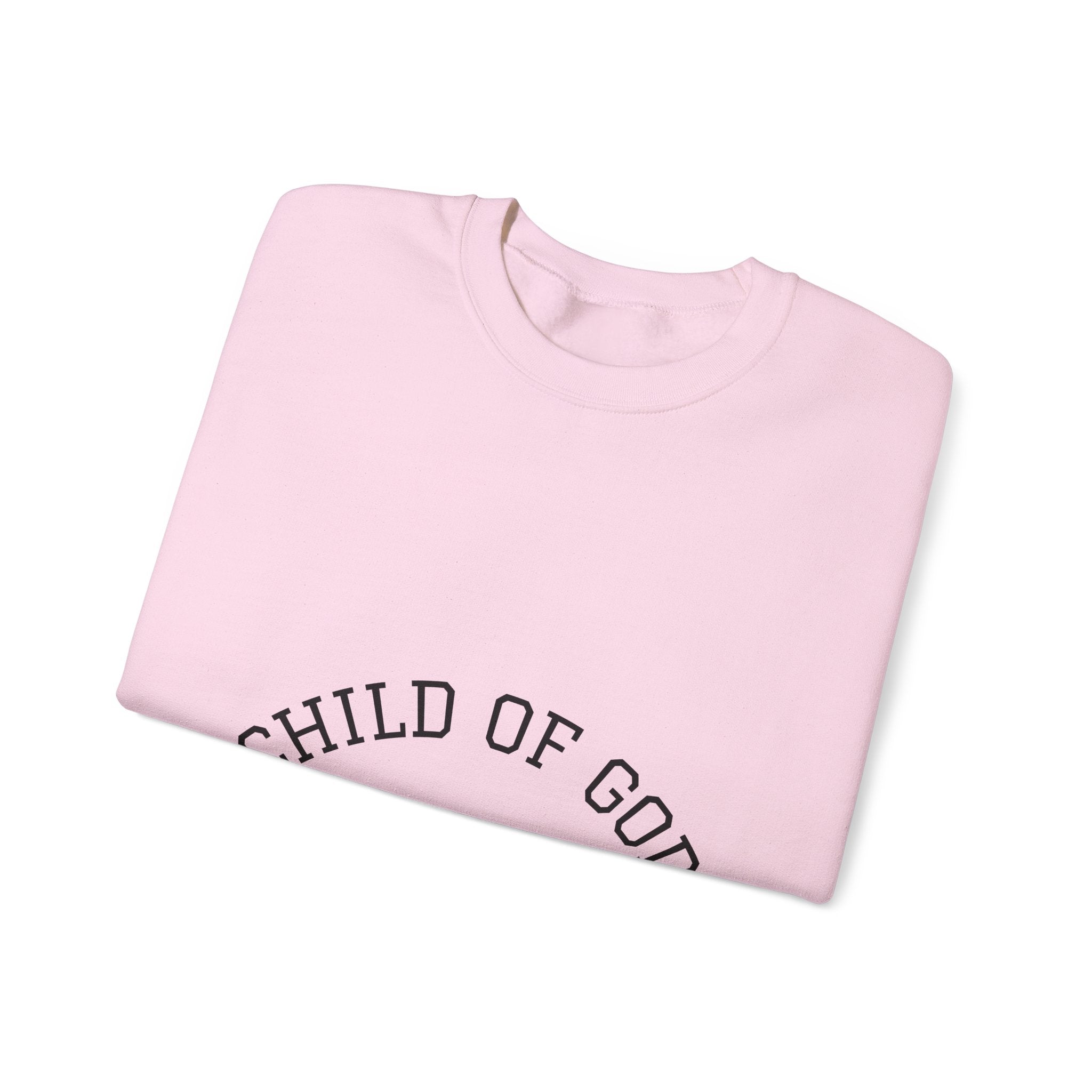 Child of God Crewneck Sweatshirt — Minimal Faith Graphic Pullover