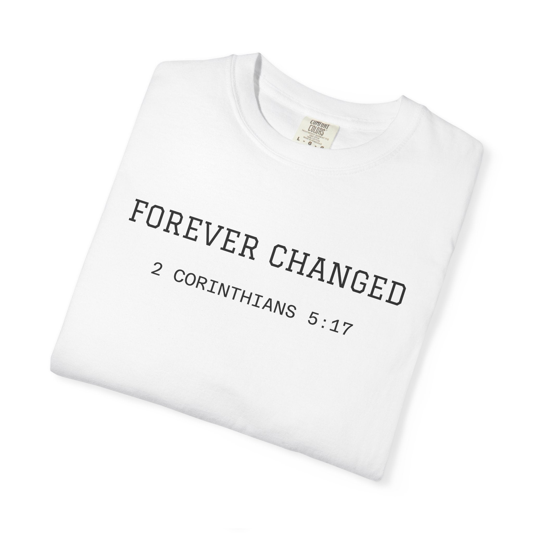Forever Changed Men's T-Shirt — Minimalist Inspirational Graphic Tee